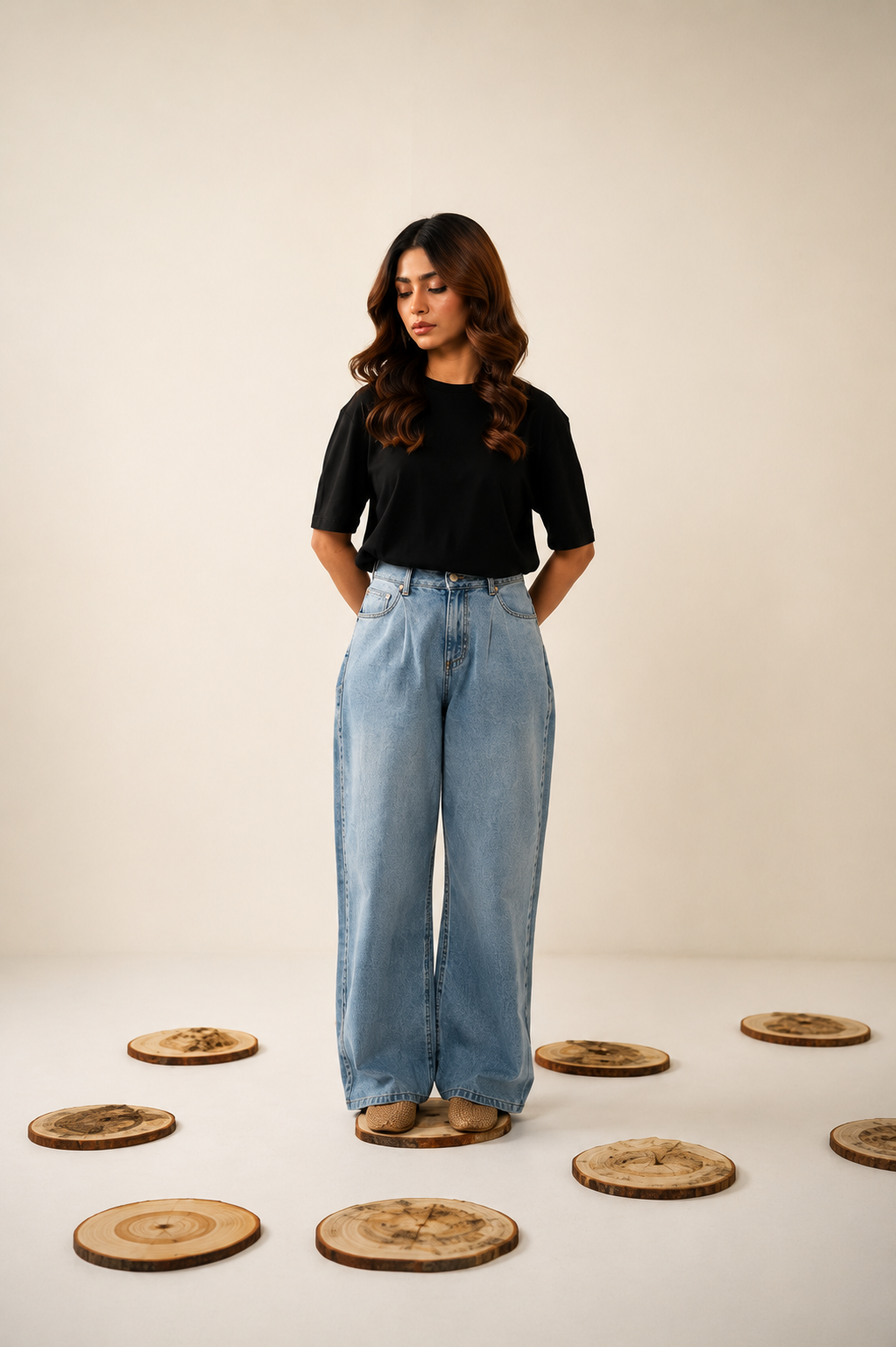 Classic straight leg jeans