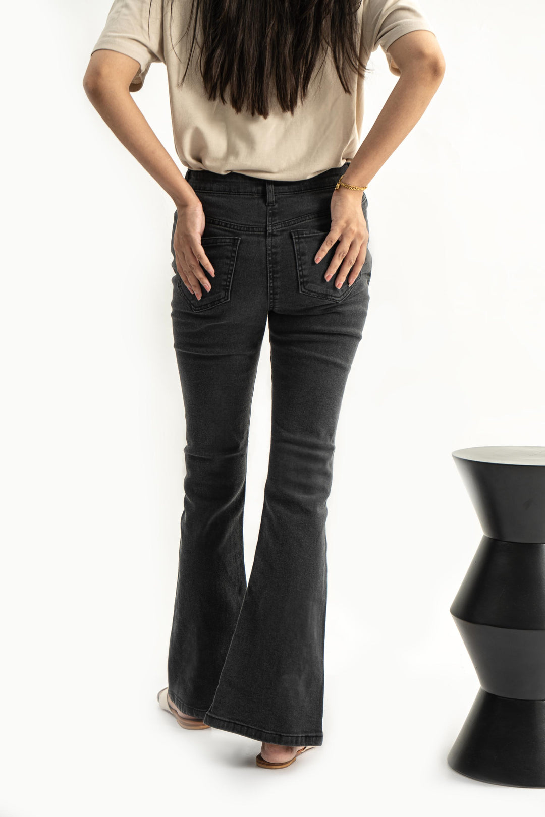 Boot Cut Slit Jeans