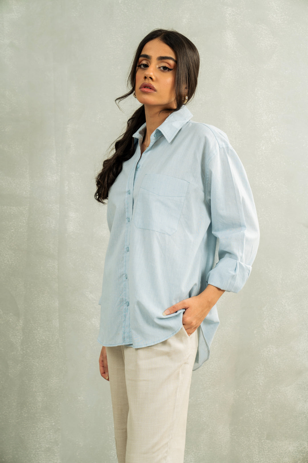 Sky Blue Shirt