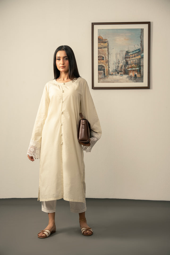 BUTTERCREAM COTTON KURTA