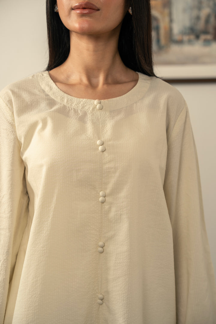 BUTTERCREAM COTTON KURTA