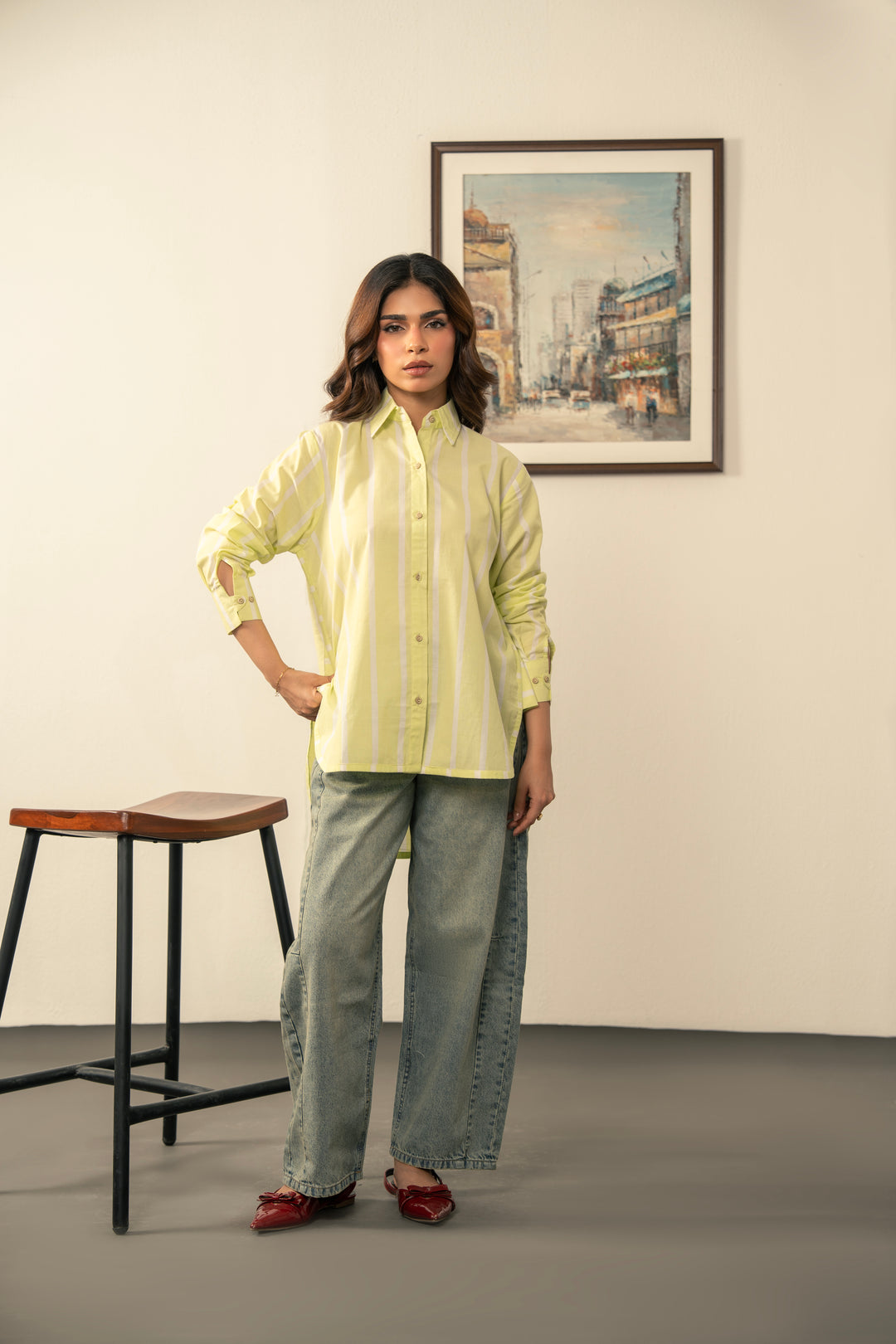 CITRUS STRIPE SHIRT