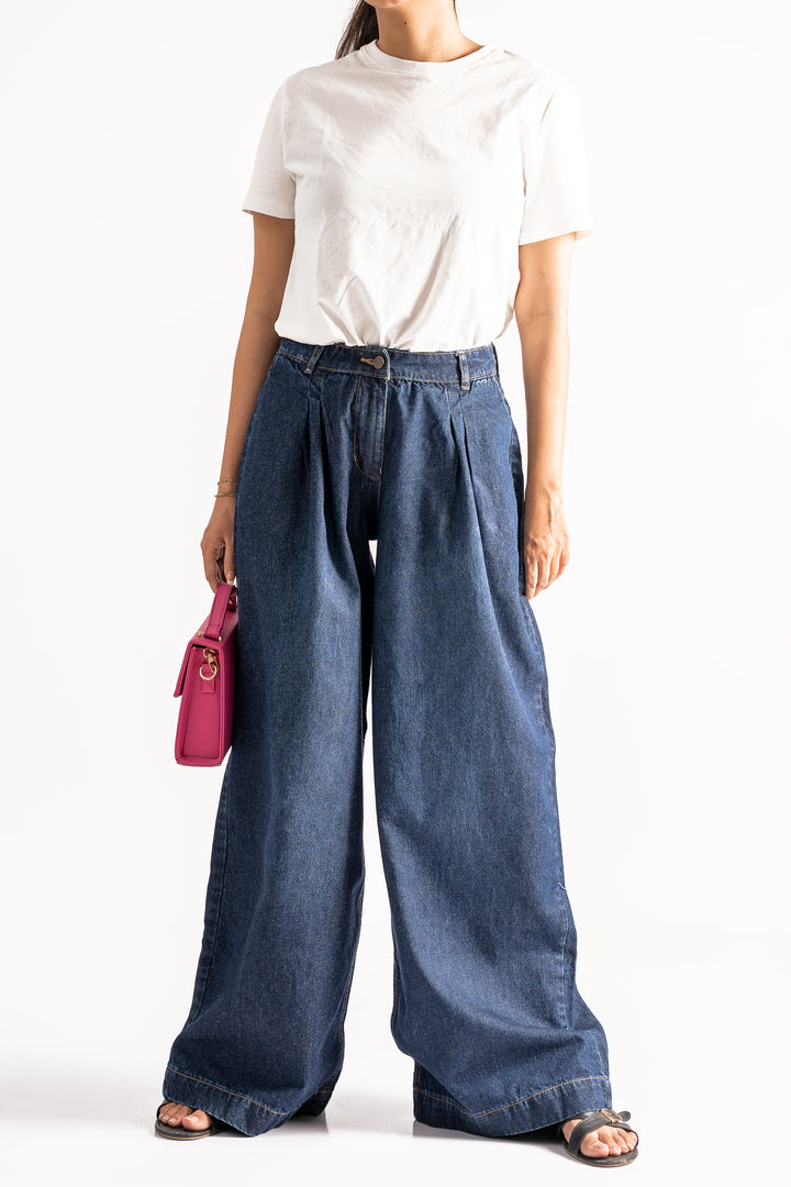 High Waisted Wide Leg Jeans