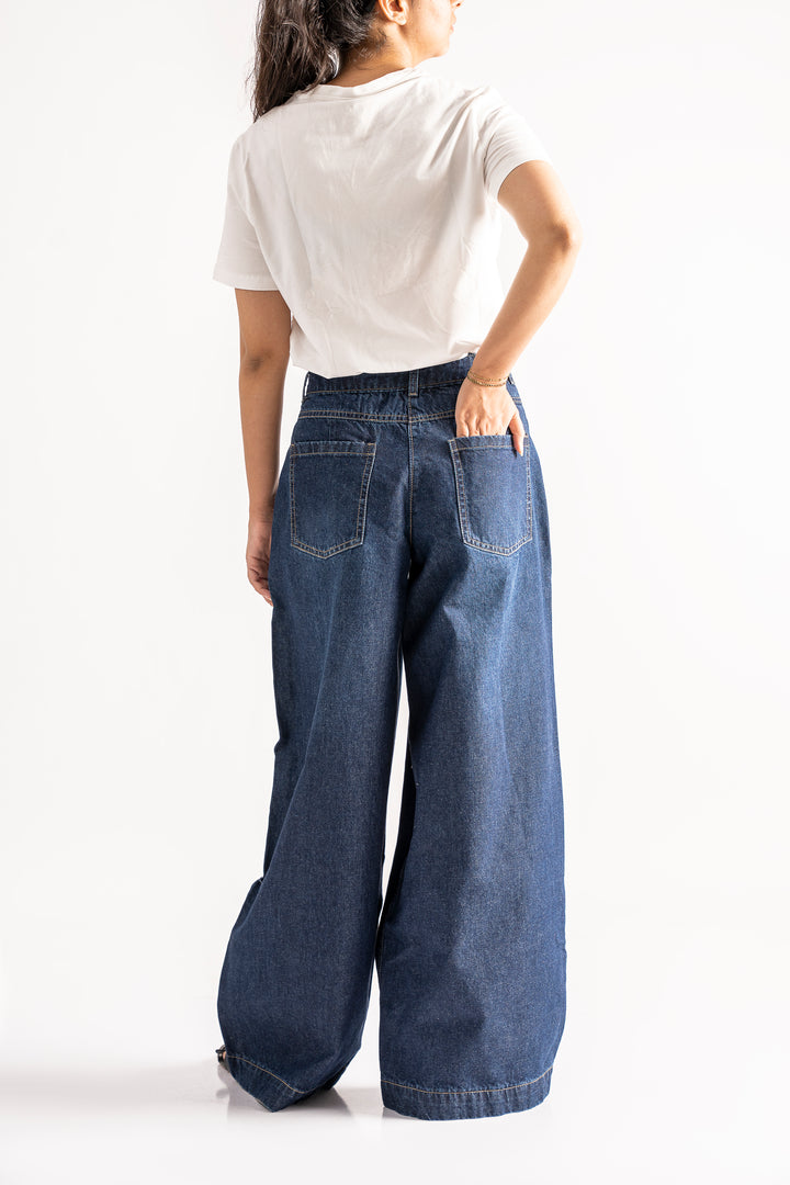 High Waisted Wide Leg Jeans