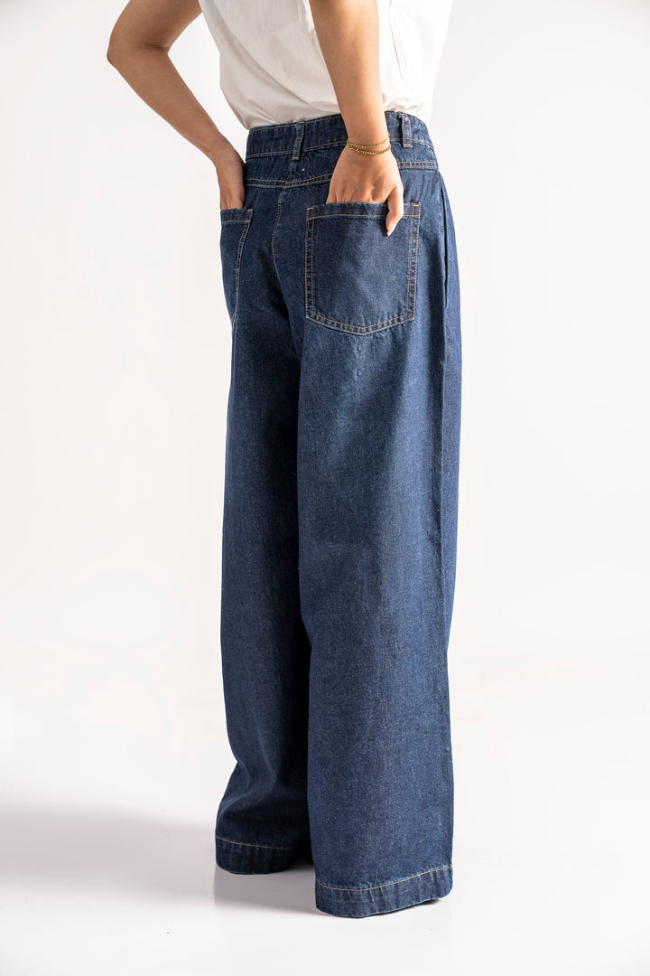 High Waisted Wide Leg Jeans