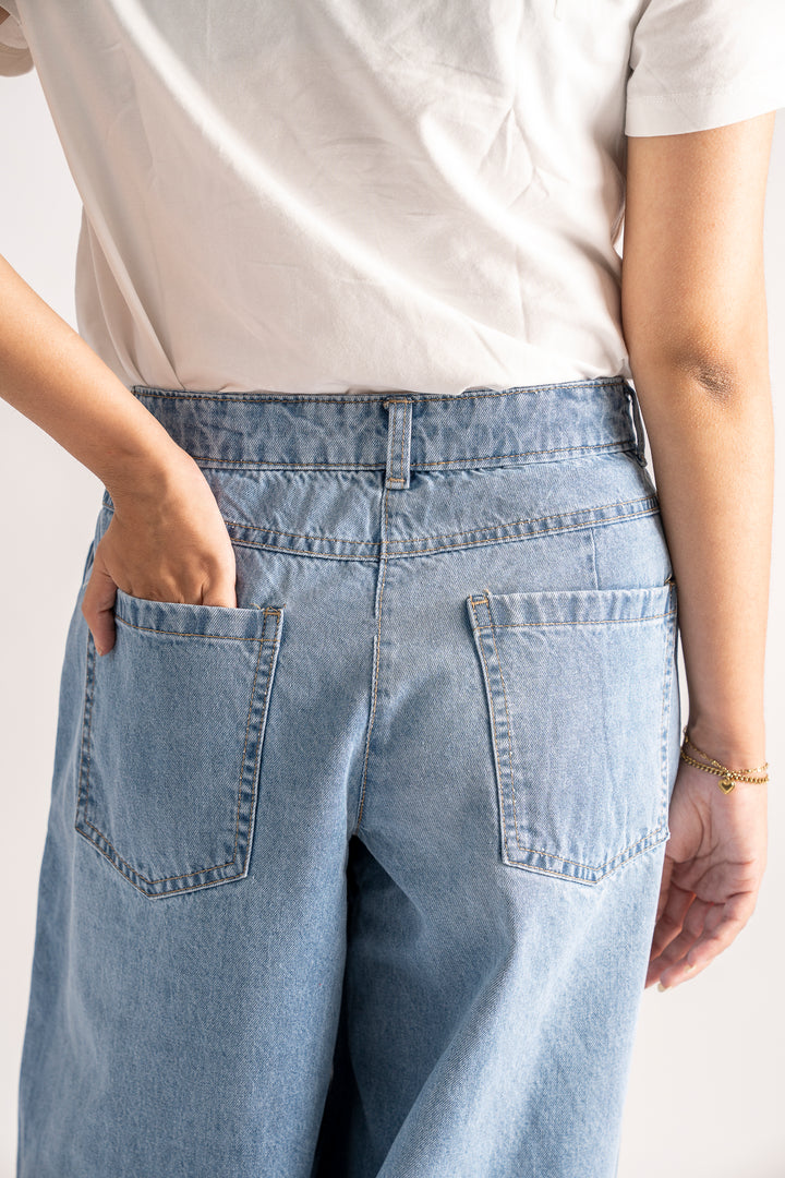 High Waisted Wide Leg Jeans