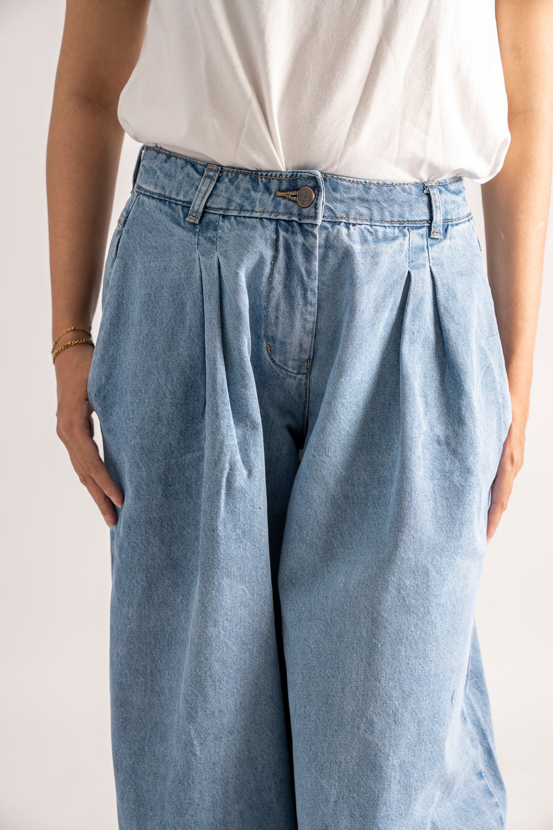 High Waisted Wide Leg Jeans