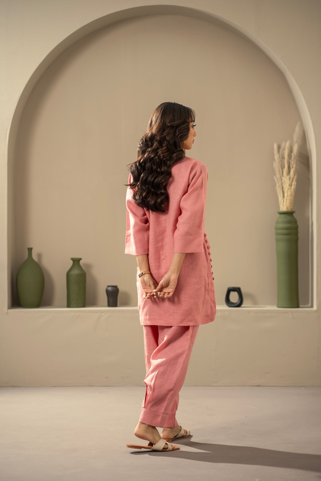 Ayla Set in Flamingo Pink