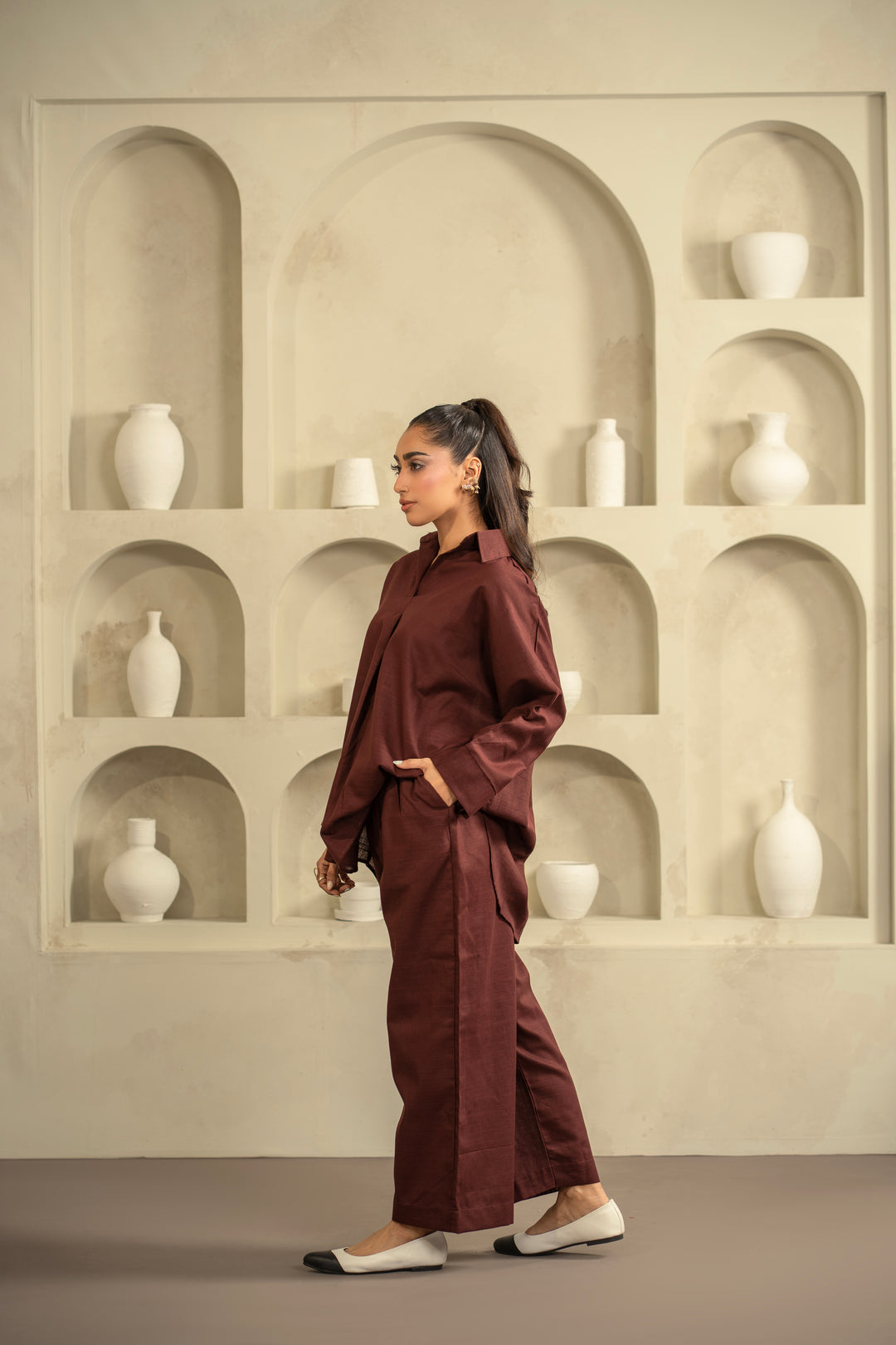 Ella Set in Tan Brown