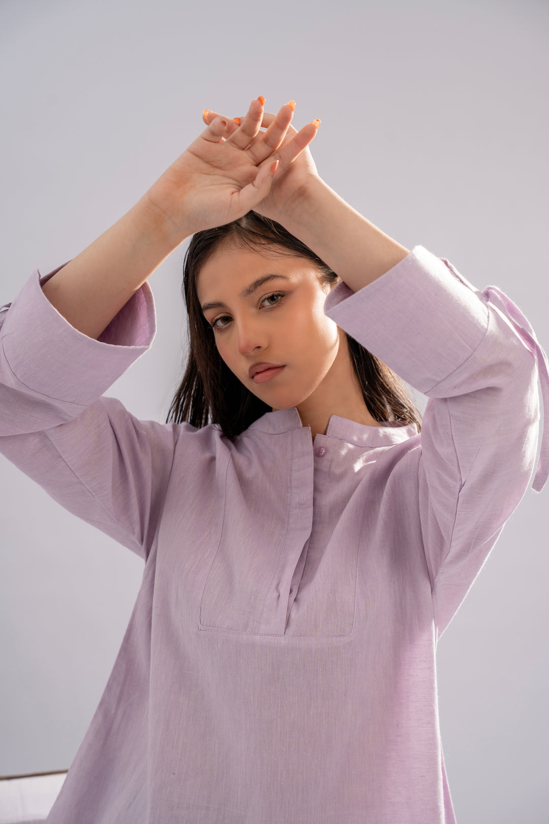 Lavender Chambray