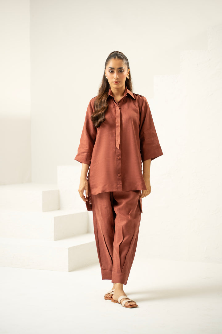 Ayla Set in Burnt Umber