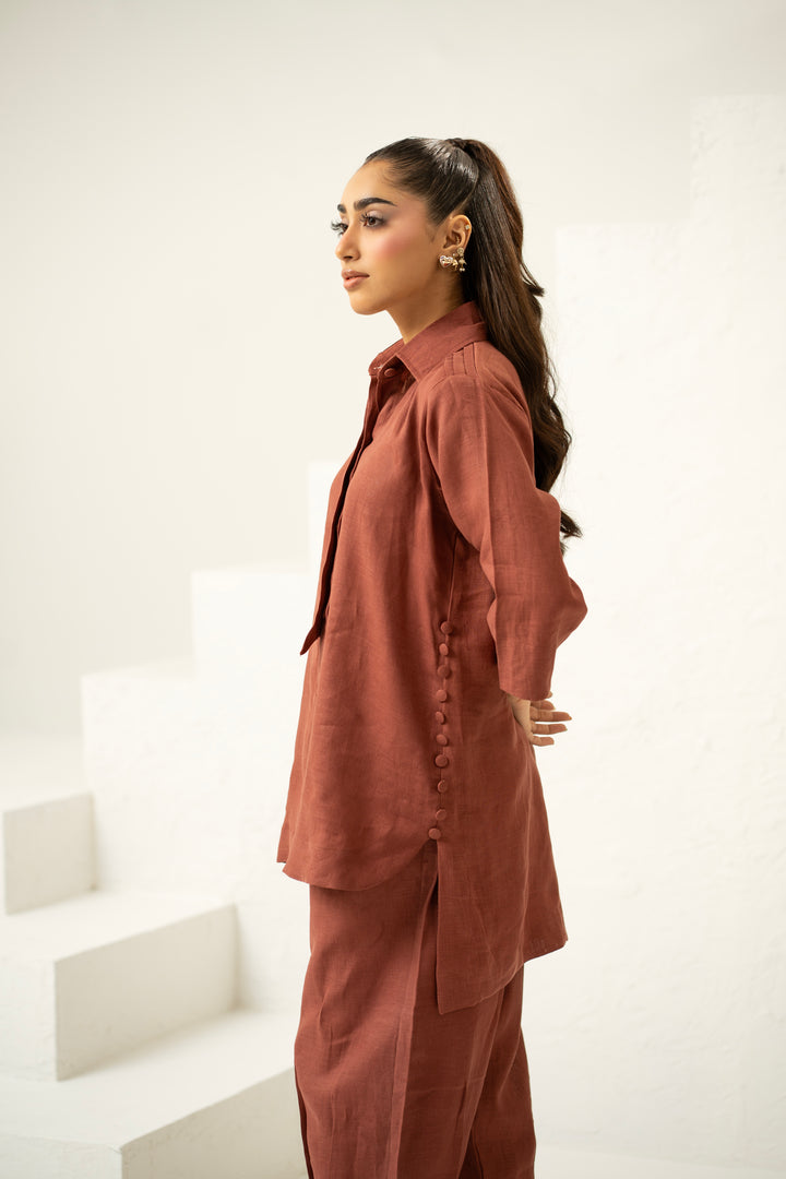 Ayla Set in Burnt Umber