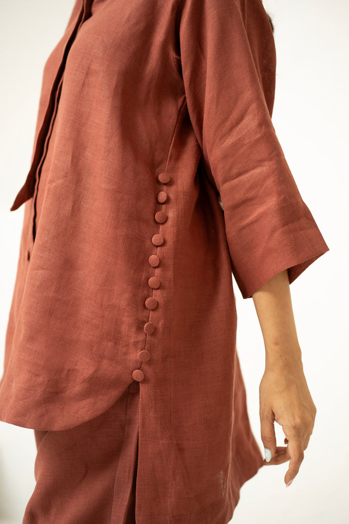 Ayla Set in Burnt Umber