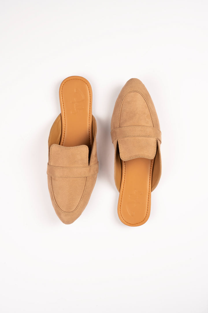 Nubuck Half Loafer