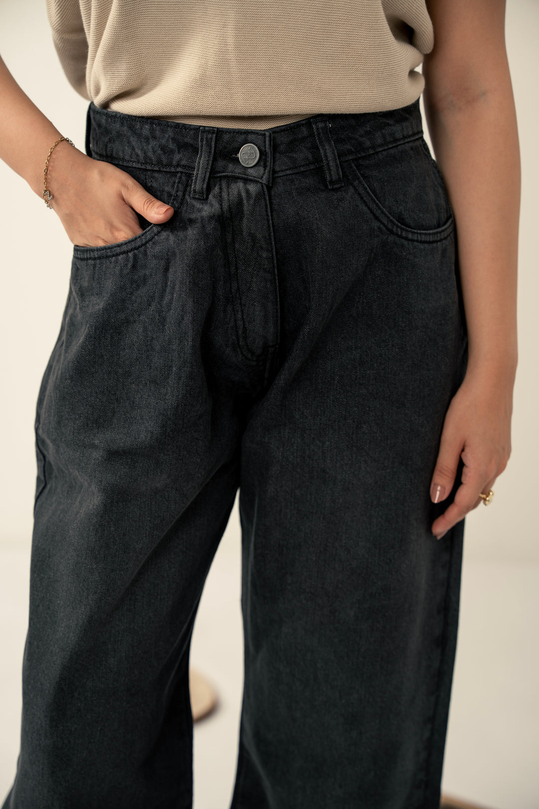 Classic straight leg jeans