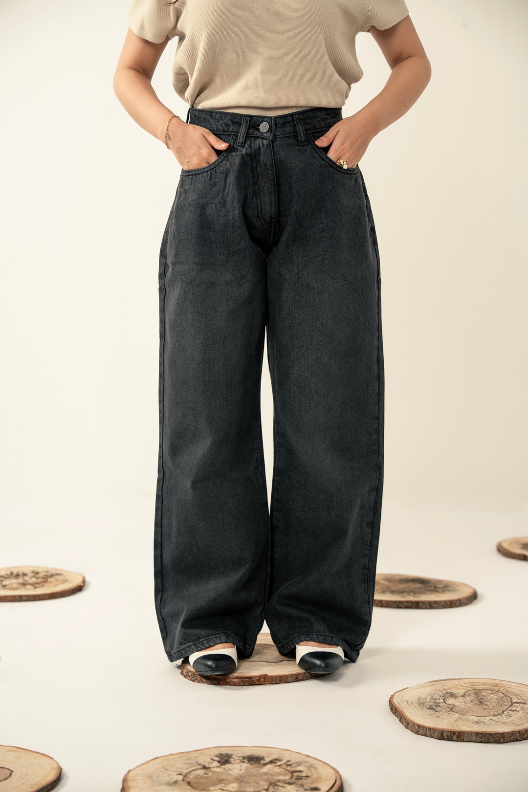 Classic straight leg jeans