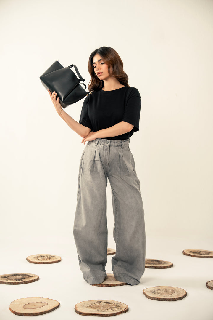 High Waisted Wide Leg Jeans