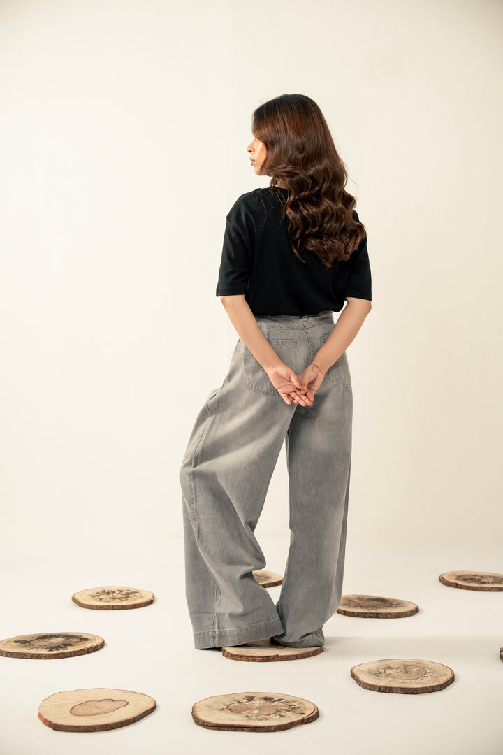 High Waisted Wide Leg Jeans