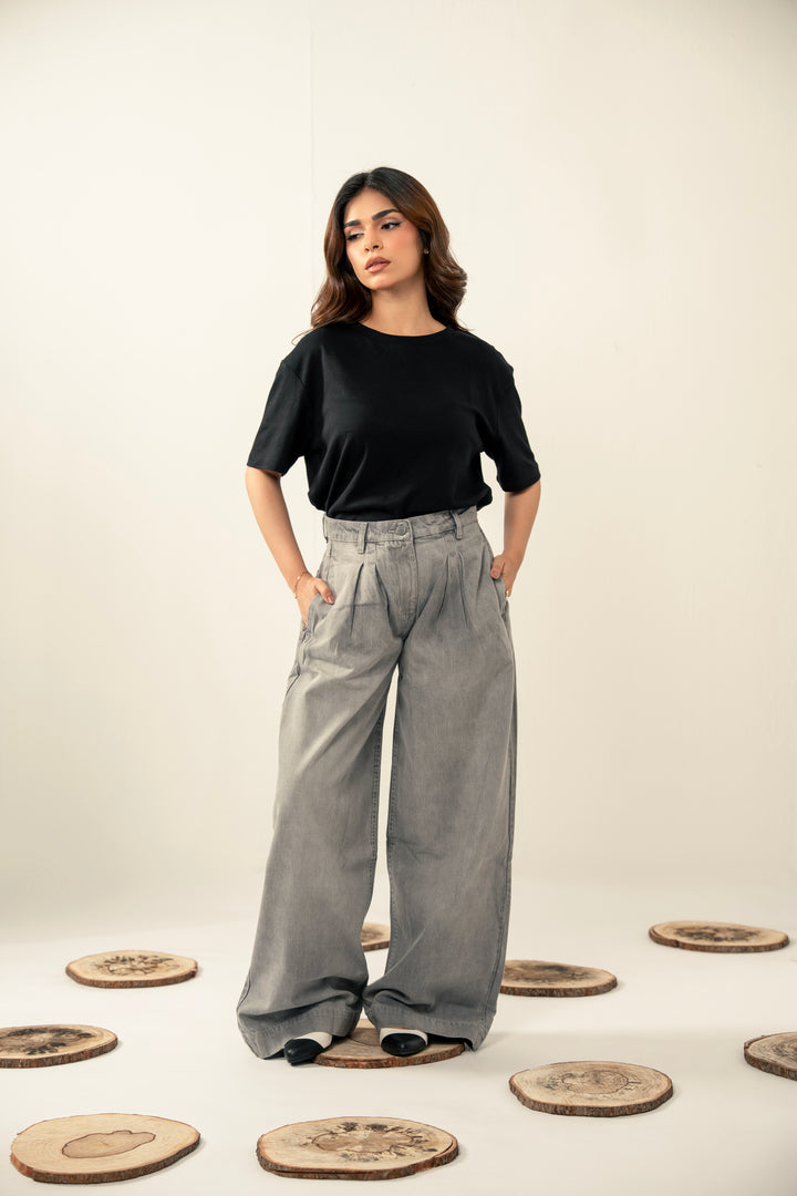 High Waisted Wide Leg Jeans