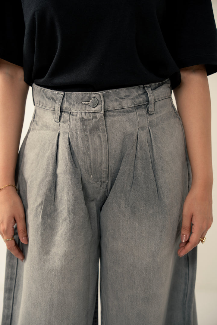 High Waisted Wide Leg Jeans