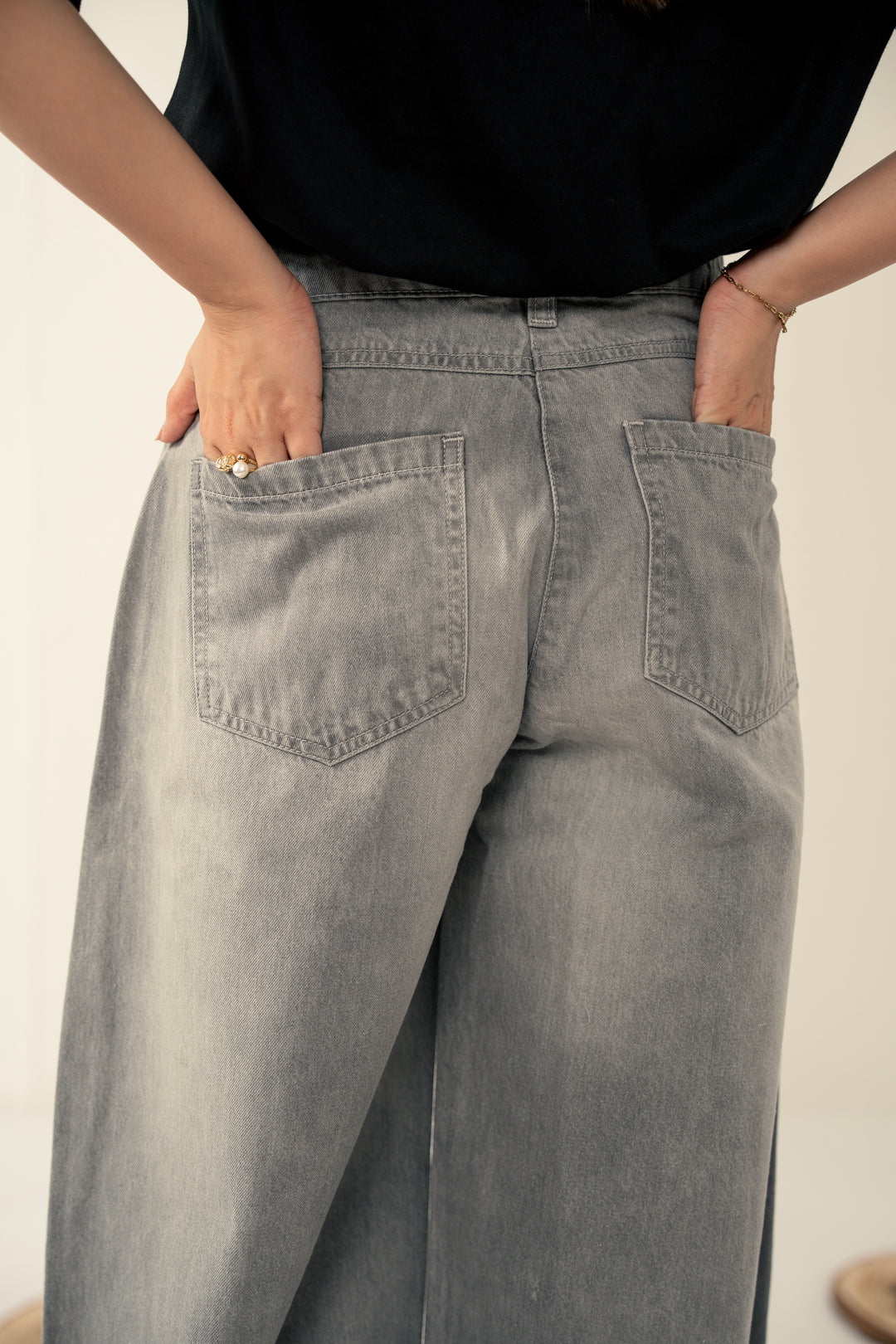 High Waisted Wide Leg Jeans
