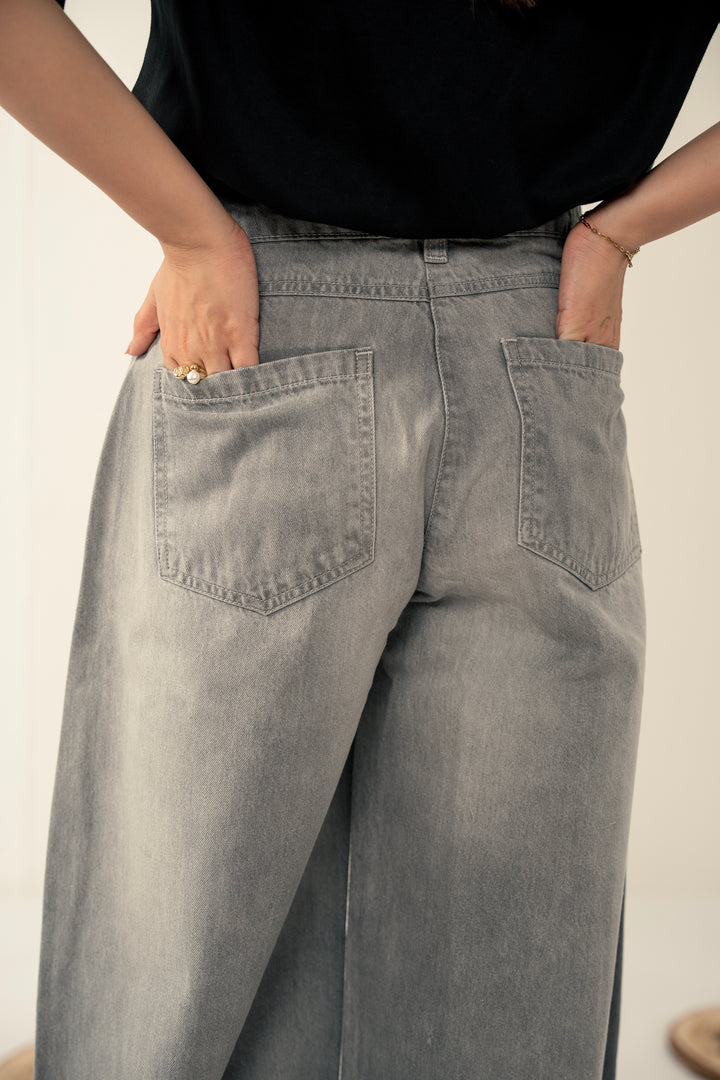 High Waisted Wide Leg Jeans