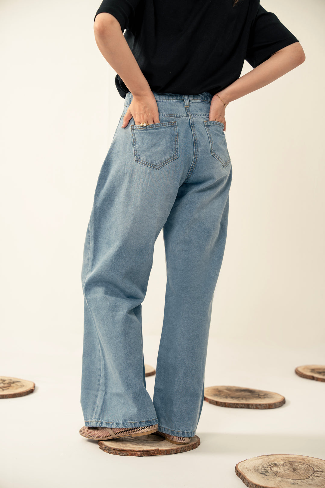 Classic straight leg jeans