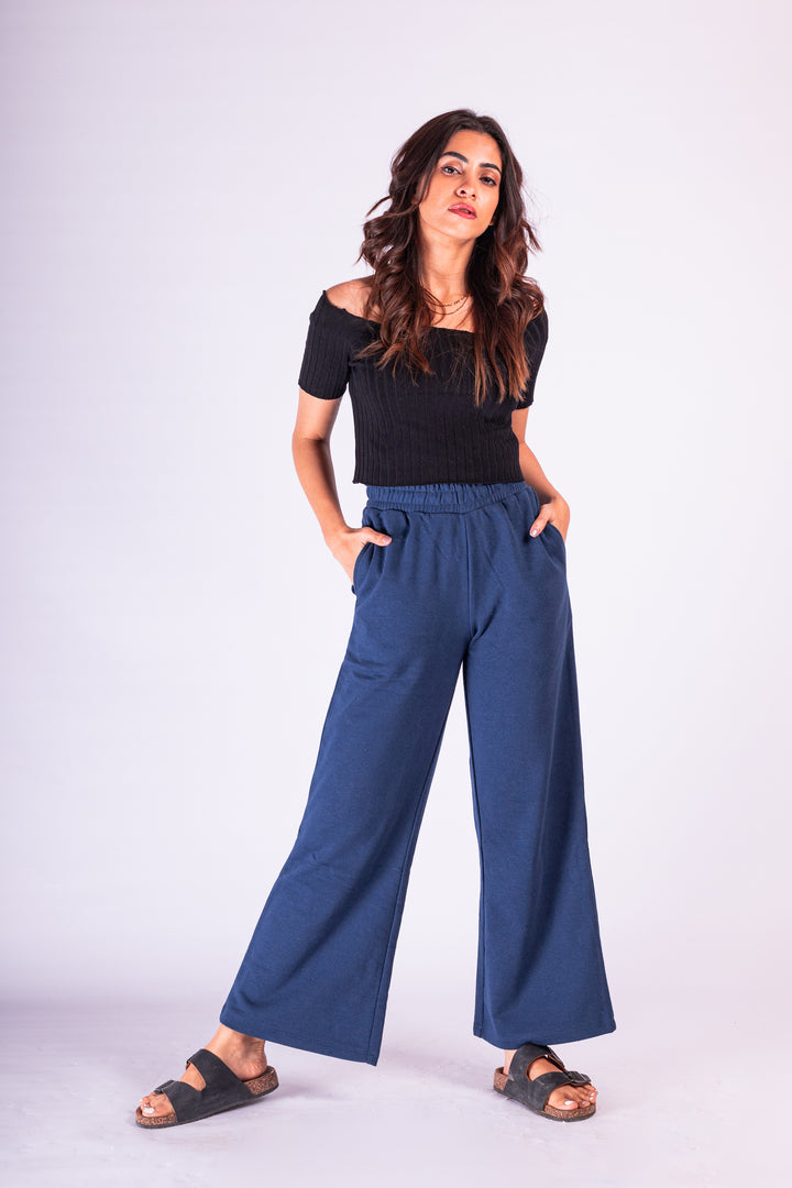 Knitted Flared Trousers